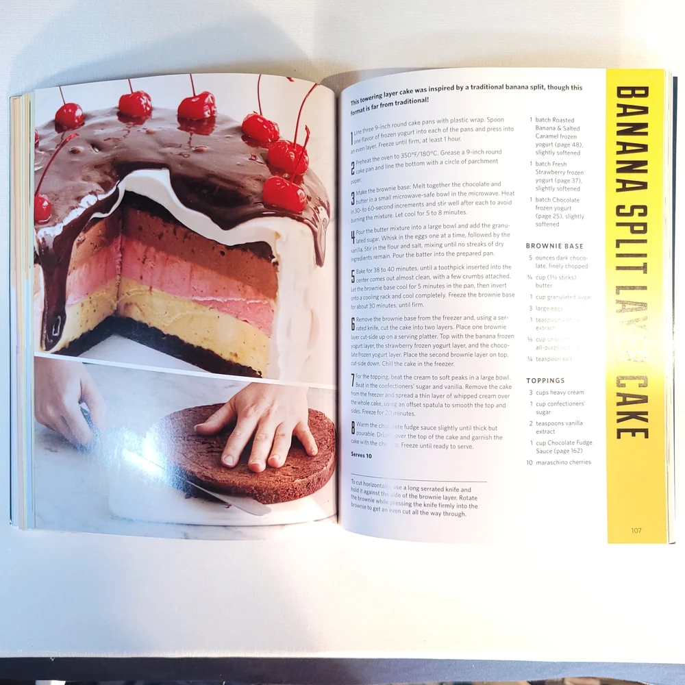 Perfectly Creamy Frozen Yogurt Recipe Book